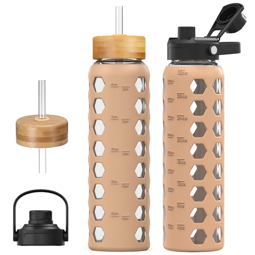 Glass Water Bottle
