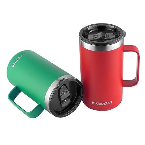 2 Pack 20 oz Insulated Coffee Mugs (2 Count)