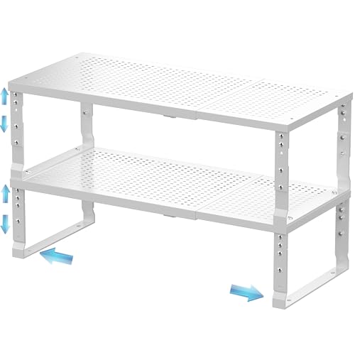 Expandable Spice Rack & Kitchen Cabinet Organizer (2 Count)