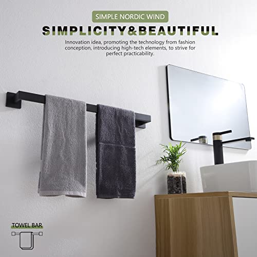 20 Inch Single Towel Bar (2 Count)