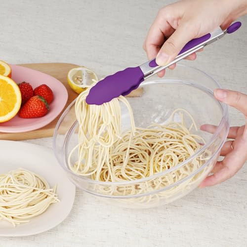 Mini Silicone Kitchen Tongs for Cooking