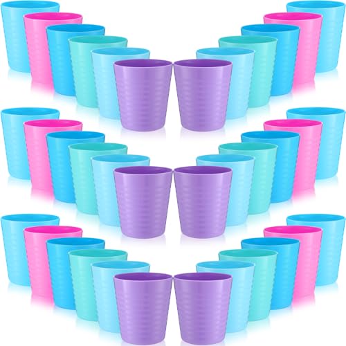 36 Pcs Kids Plastic Cups 8 oz Drinking Toddler Cups (36 Count)