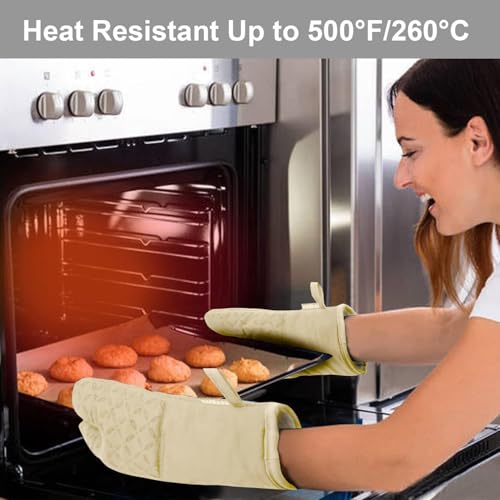Oven Mitts and Pot Holders 6pcs Set (6 Count)