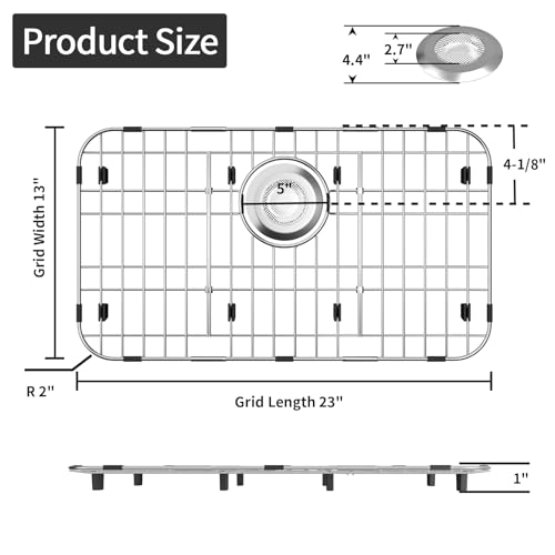 23'' x 13'' Stainless Steel Sink Grid