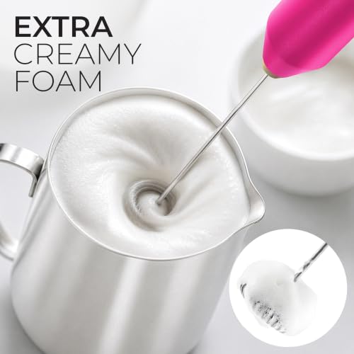 Powerful Milk Frother AA Batteries Included