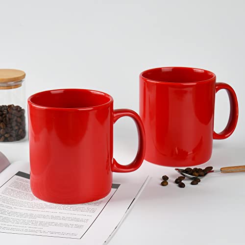 30oz Super Large Ceramic Coffee Mugs Large Handles Set of 2 (2 Count)