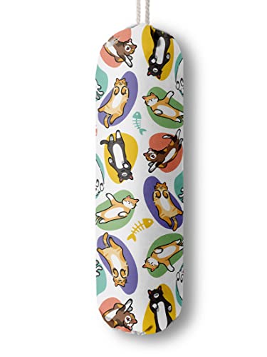 Cat Pattern Grocery Bags Holder Organizer For Shopping Bags