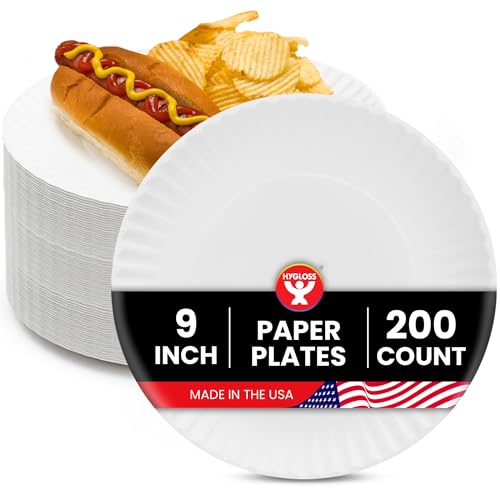 Bulk Paper Plates 9 (200 Count)