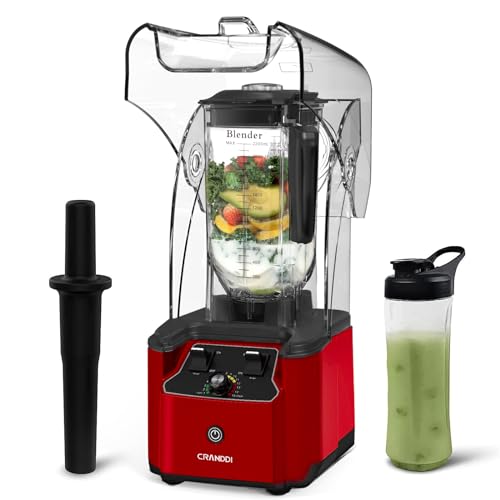 Quiet Commercial Blender with Soundproof Shield