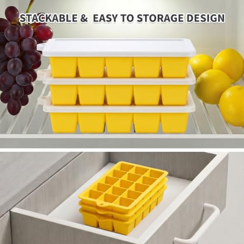 Silicone Ice Cube Tray 2 Pack (2 Count)