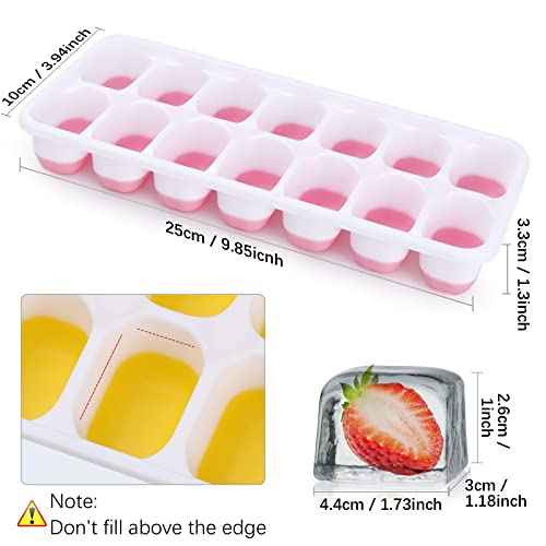 Silicone Ice Cube Tray (4 Count)