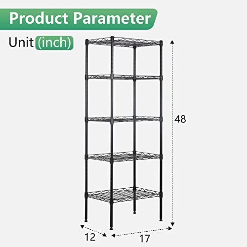 5 Tier Wire Shelf