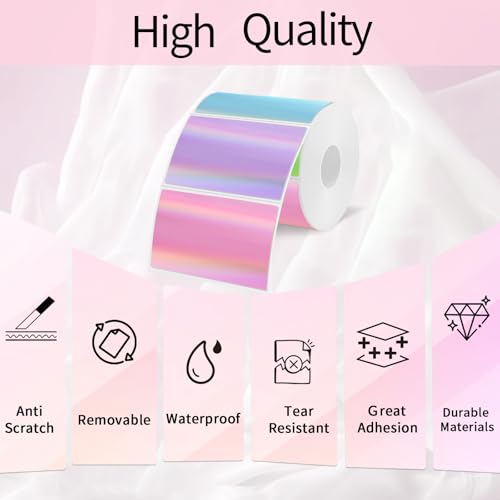 3x2 Inch Holographic Thermal Labels