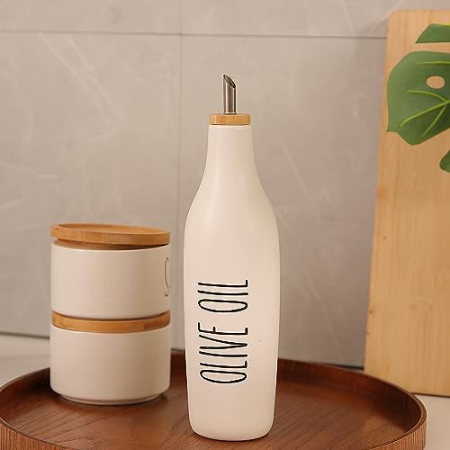 Ceramic Olive Oil Dispenser for Kitchen