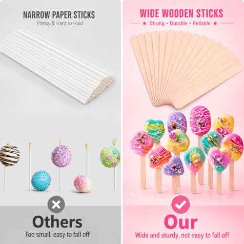 Popsicle Sticks and Bags with Ties (200 Ounce)