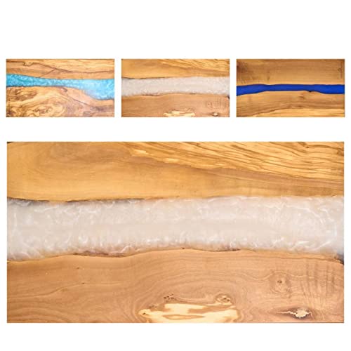 Italian Olive Wood luxury Cheese board with Resin