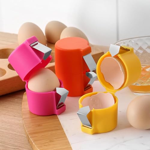 Egg Topper Cutter Tool Egg Cracker Tool Egg Shell Opener Hard Boiled Egg Peeler Egg Shell Opener for Hard Boiled Eggs Egg Cracker Tool For Eggs Kitchen Gadgets
