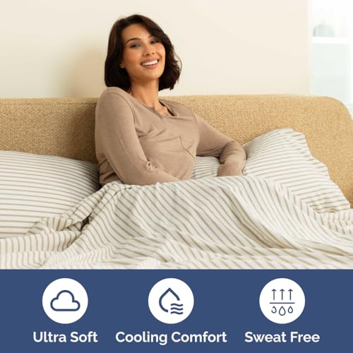 Short Queen Size 4 Piece Bed Sheet Set