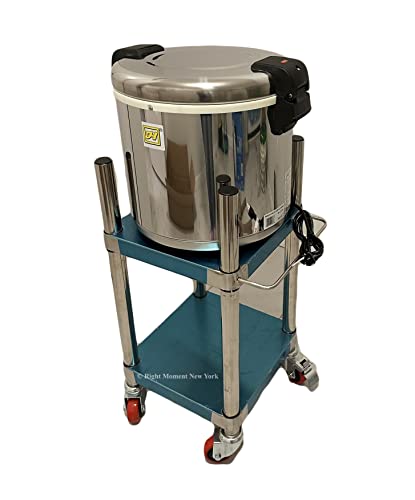 14"W Stainless Steel Commercial Rice Warmer Stand with Undershelf