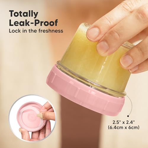 12pk 4oz Glass Baby Food Containers with Lids (12 Count)