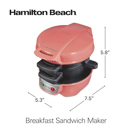 Breakfast Sandwich Maker with Egg Cooker Ring