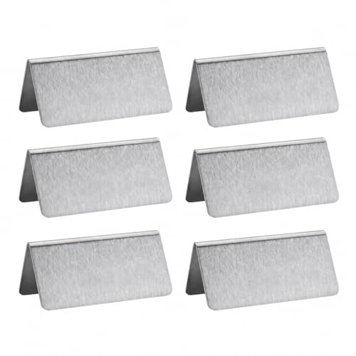 Stainless Steel Table Tent Sign (6 Count)