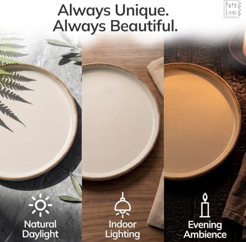 24 Piece Stoneware Dinnerware Set for 6 (24 Count)