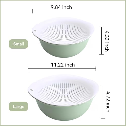 Colander Bowl Set of 2 (2 Count)