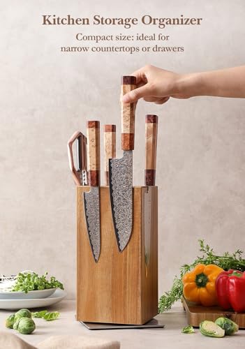 Magnetic Rotating Knife Holder without Knives