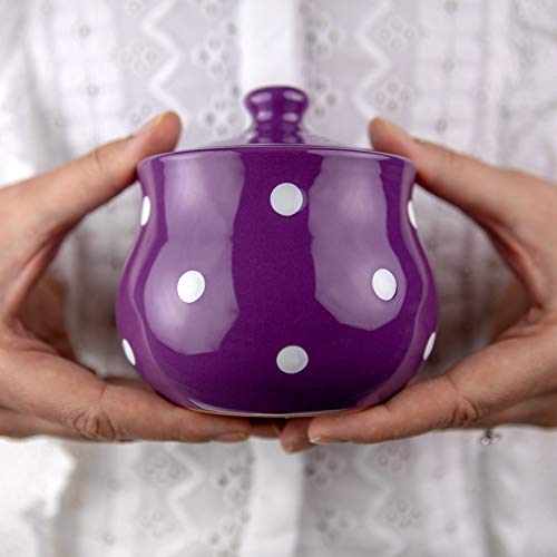 Ceramic Sugar Bowl with Lid