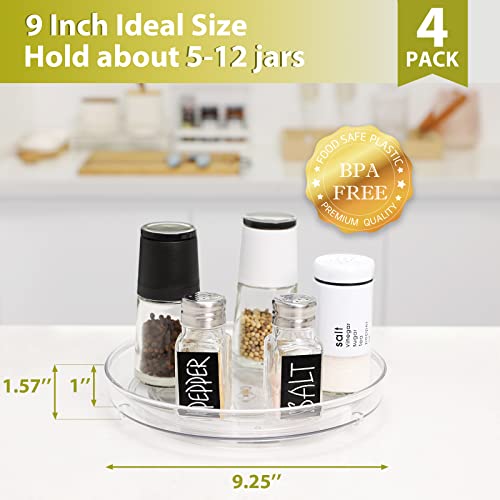 4 Pack Lazy Susan Turntable (4 Count)