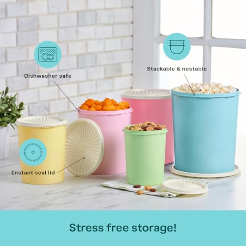 Heritage 10 Piece Pastel Tall Canister Set