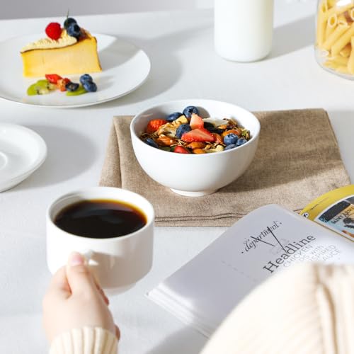 14 Oz Small Ceramic Bowls Set of 8 (8 Count)