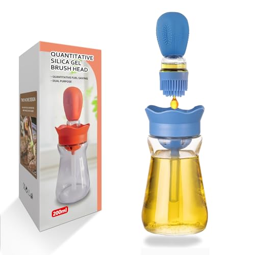 Oil Dispenser Bottle with Silicone Brush