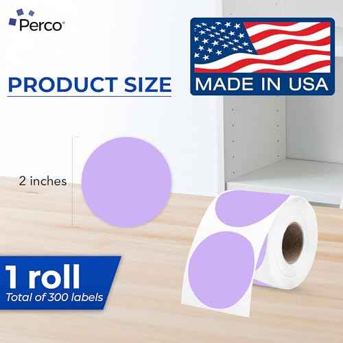 Purple Thermal Labels (300 Count)