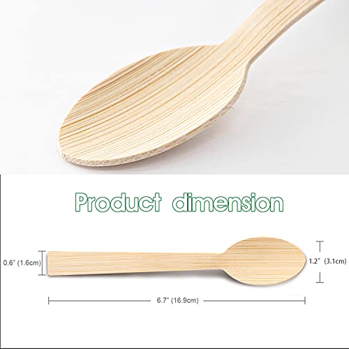 Bamboo Utensils Disposable (100 Count)