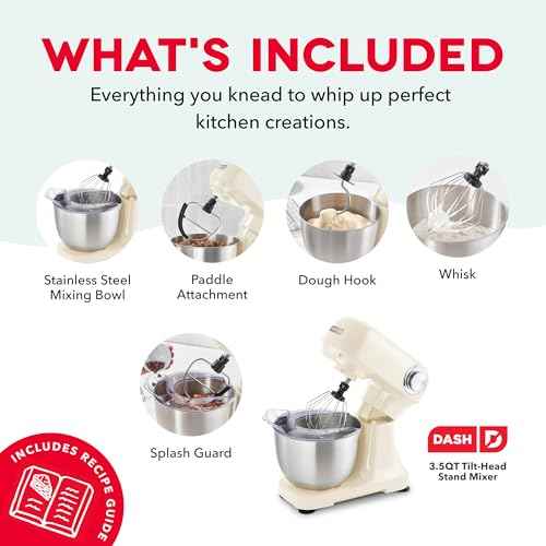 3.5QT Tilt Head Stand Mixer