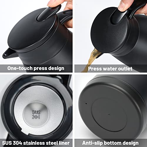 34oz Insulated Coffee Carafe with Handle