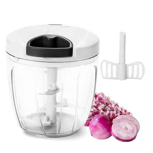 Pull‑String Manual Food Chopper with Sharp Blades
