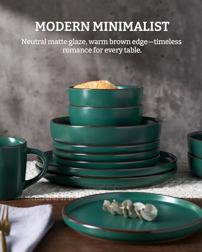Mercury 24 Piece Dinnerware Set with Pasta Bowls