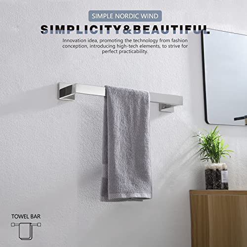 16 Inch Single Towel Bar