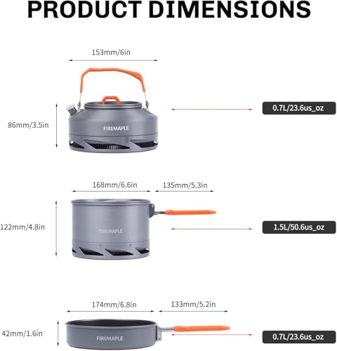 Feast Heat Exchanger Camping Cookware