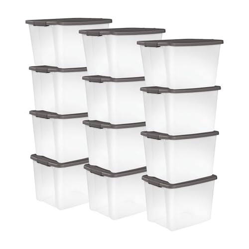 12 Pack 50 Quart ShelfTotes (12 Count)