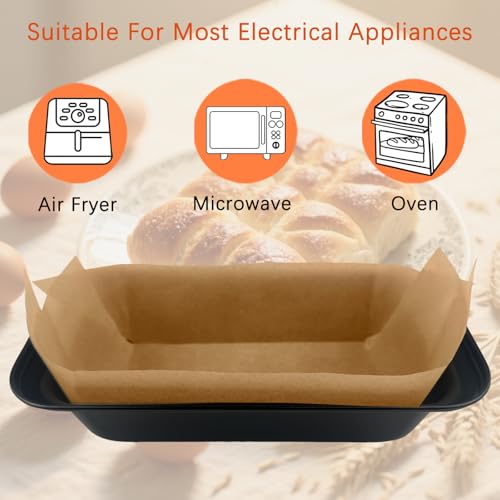 100 Pcs 9x5 in Loaf Pan Liners for Baking Bread Pan Parchment Paper (100 Count)
