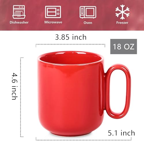 Ceramic Coffee Mug Set (4 Count)
