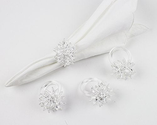 Crystal Design Collection Napkin Rings