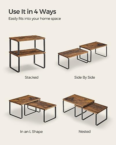 Cabinet Organizer Shelf (2 Count)