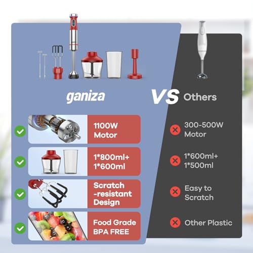 Immersion Blender Handheld