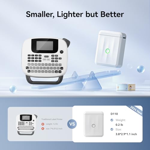D110 Label Maker Machine with Tape
