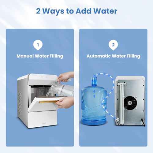 V2.0 Nugget Ice Maker for Home Kitchen Office (8 Ounce)